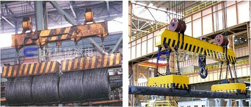 MW12系列、MW15系列吊運(yùn)捆扎螺紋鋼、圓鋼用起重電磁鐵